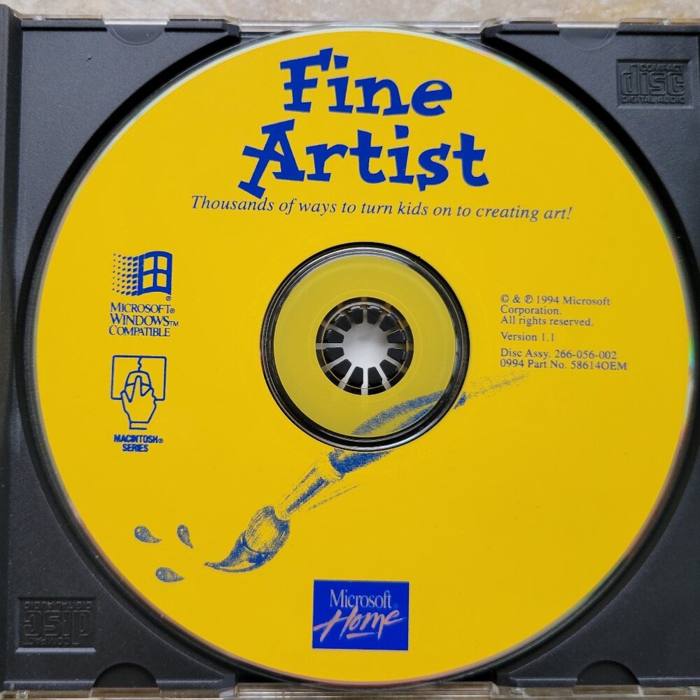 Vintage - Microsoft Home, Fine Artist